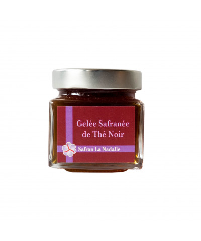 Gelée safranée de Thé Noir, 230 gr.