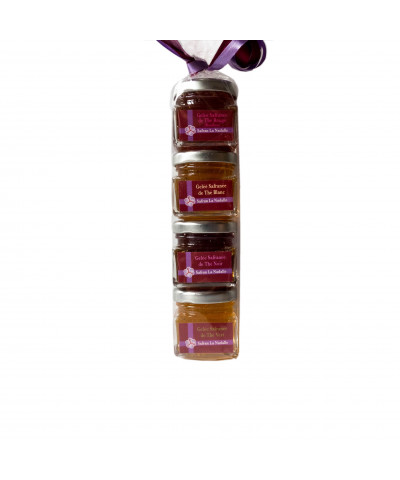 Gelées safranées de Thé bio, 4 pots 40 gr