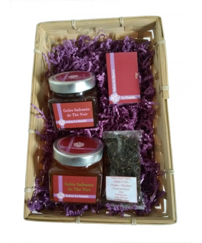 Gelée safranée de Thé Noir, 230 gr.