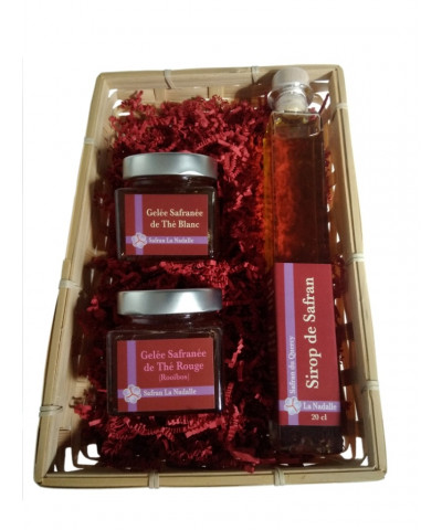 Gelée safranée de Thé Noir, 230 gr.