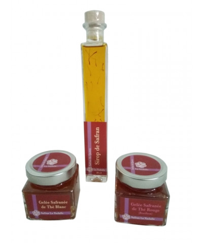 Gelée safranée de Thé Vert, 230 gr.